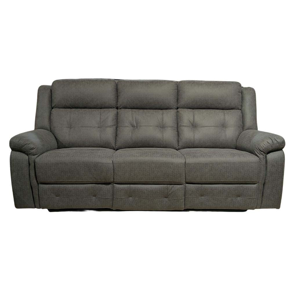 Gray sofa on a white background