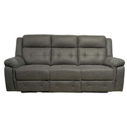 Gray sofa on a white background