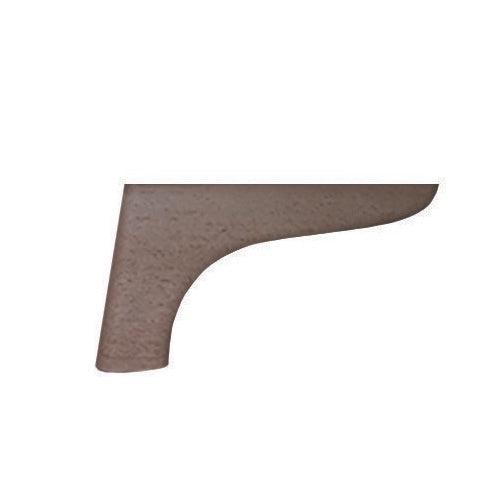 Sofa foot option, dark brown, on a white background
