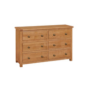 Aintree Oak 6 Drawer Chest