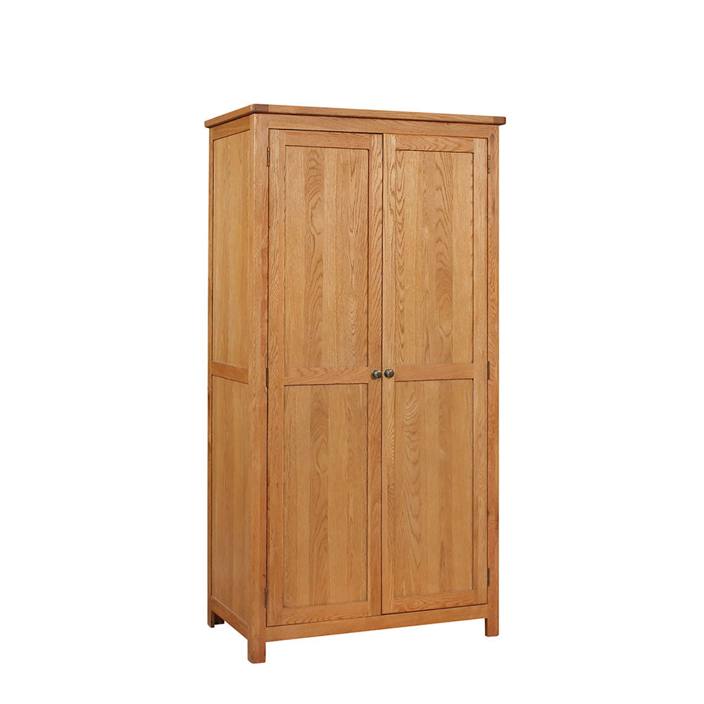 Aintree 2 Door Oak Wardrobe