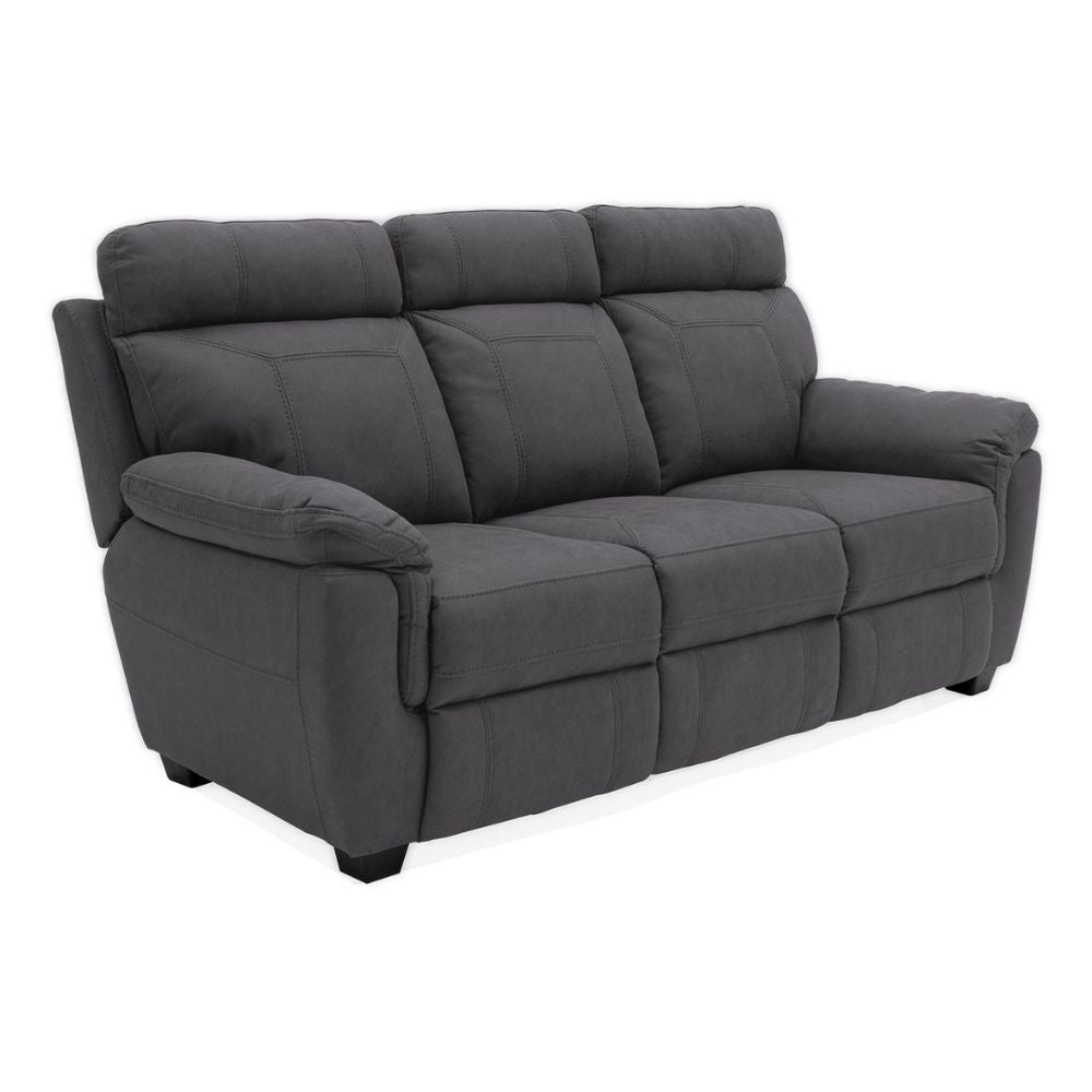 Gray sofa on a white background