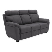 Gray sofa on a white background