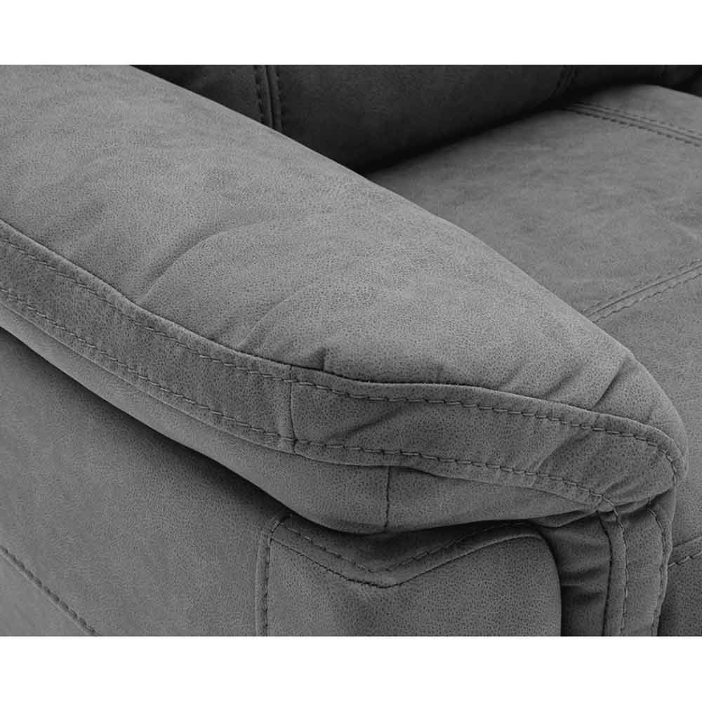 Gray fabric surface with stitching details