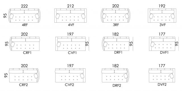 Bolero Sofa Bed Chaise Options