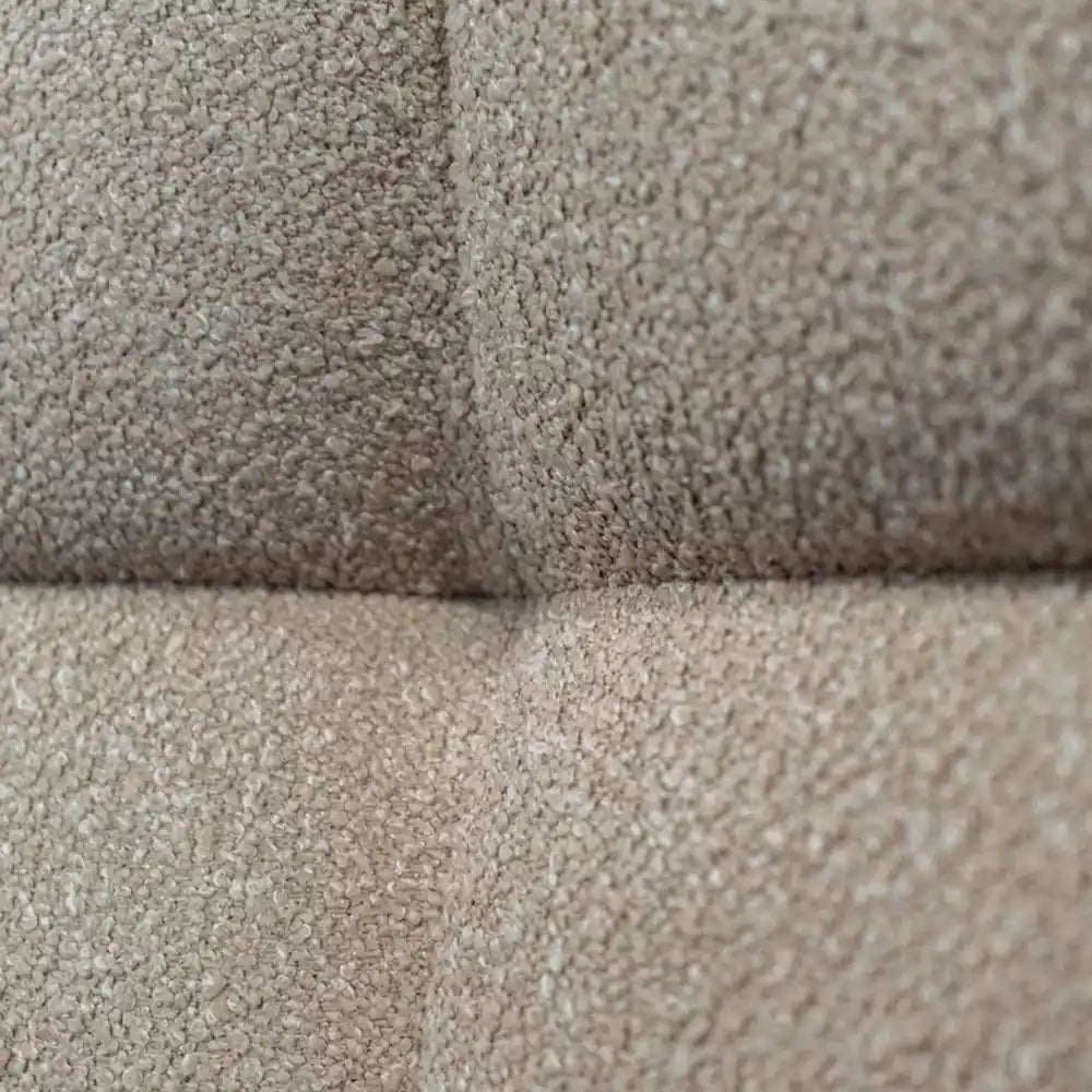 Close-up of beige headboard texture