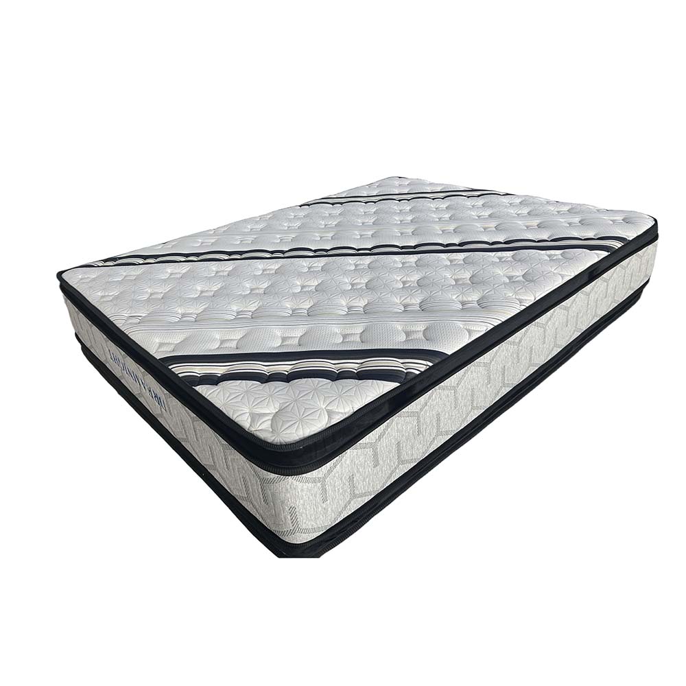 Underside of the continental Mattress with a black border on a white background