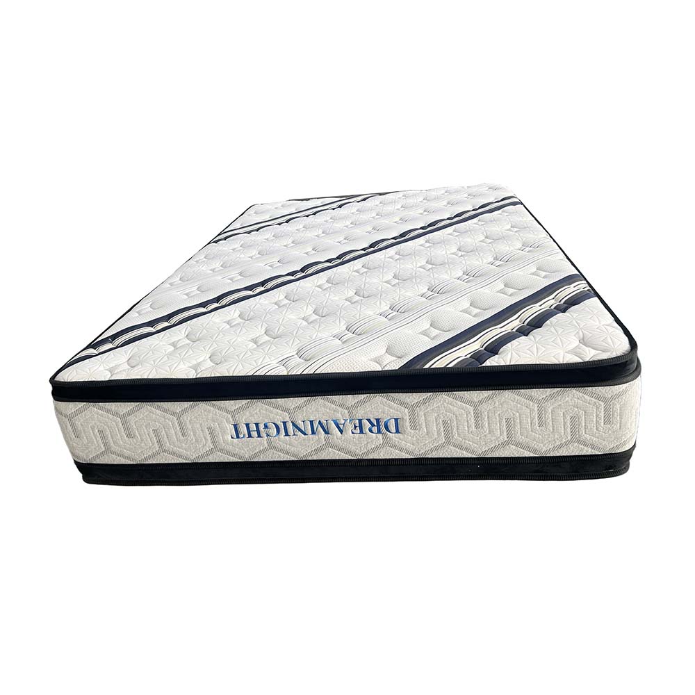 Underside of continental Mattress with 'Dreamnight' branding on a white background