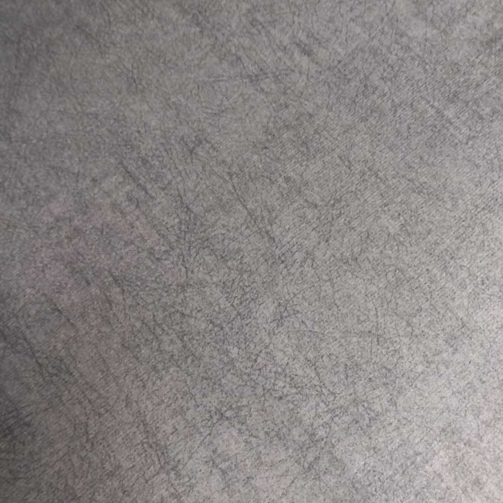 Close-up of a textured gray fabric surface