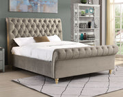 Doolin Fabric Bedframe - Mink 4'6ft