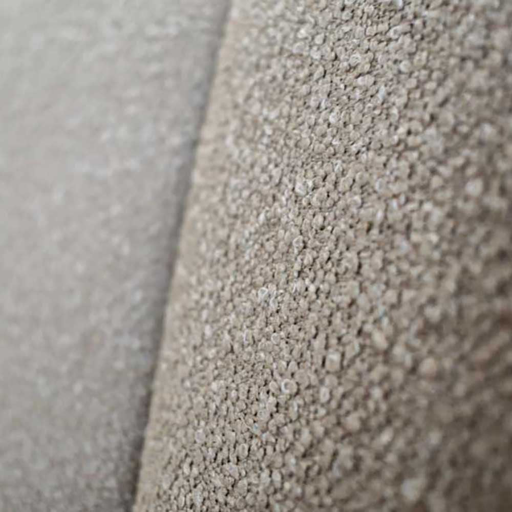 Close-up of textured beige fabric