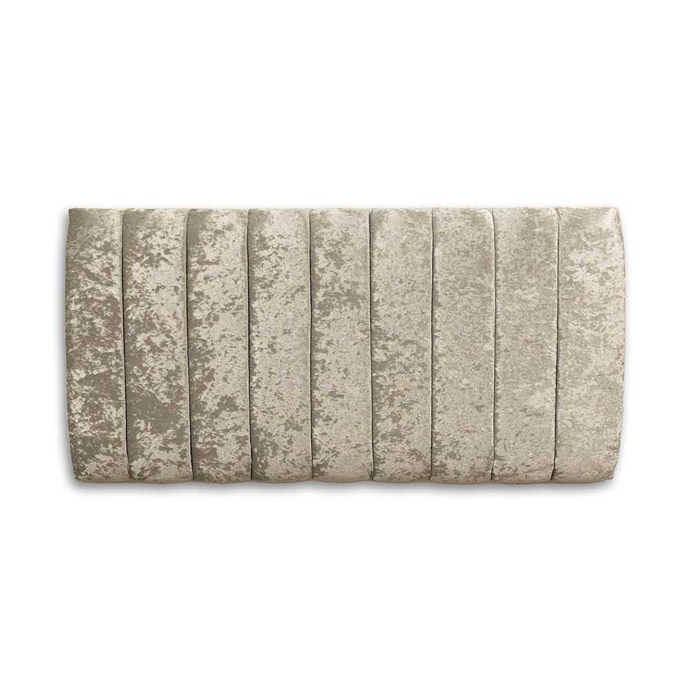 ice silver headboard on a white background