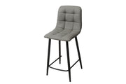 Fredrick Bar Stool in Grey PU