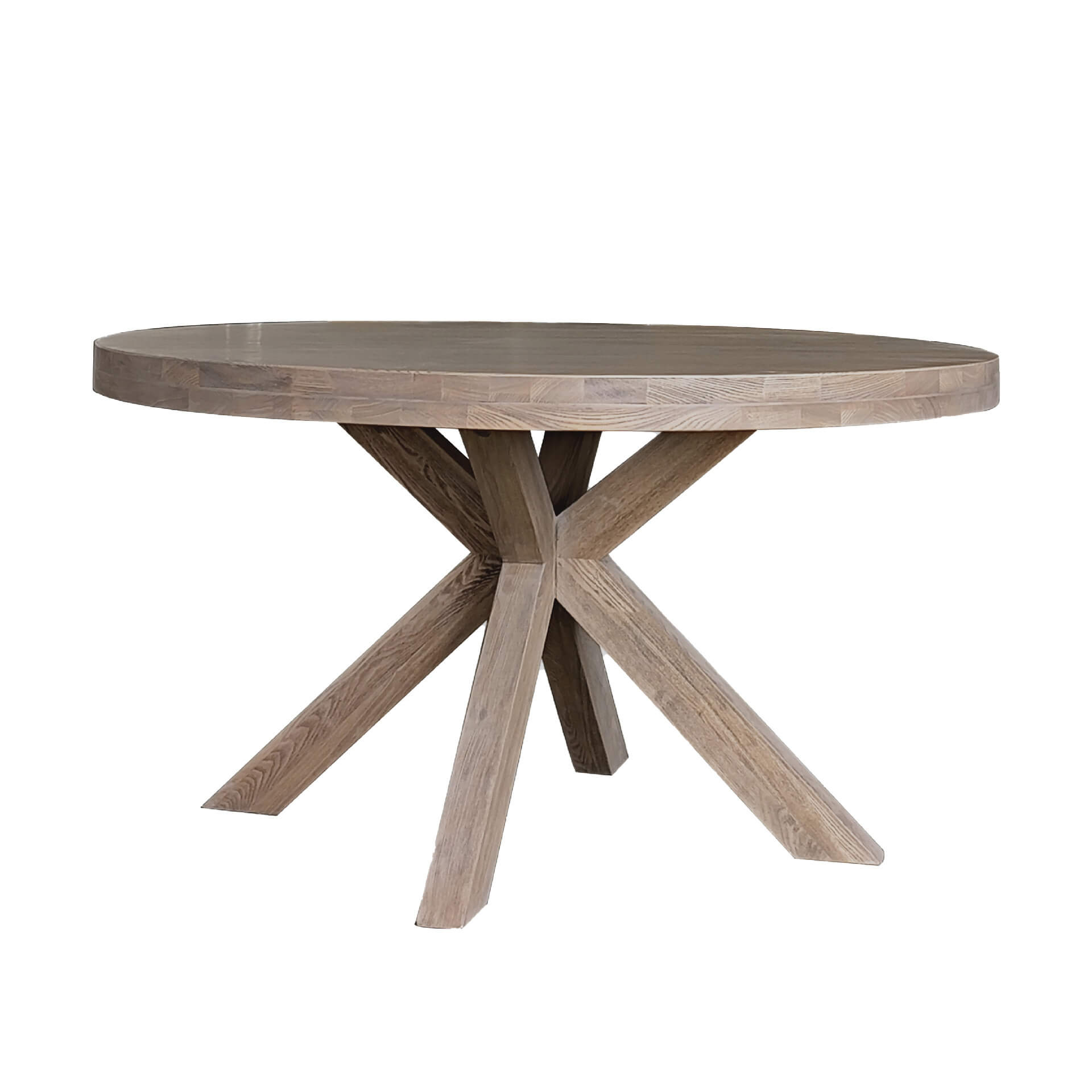 Falun Dining Table Round 1370 - Smoked Oak