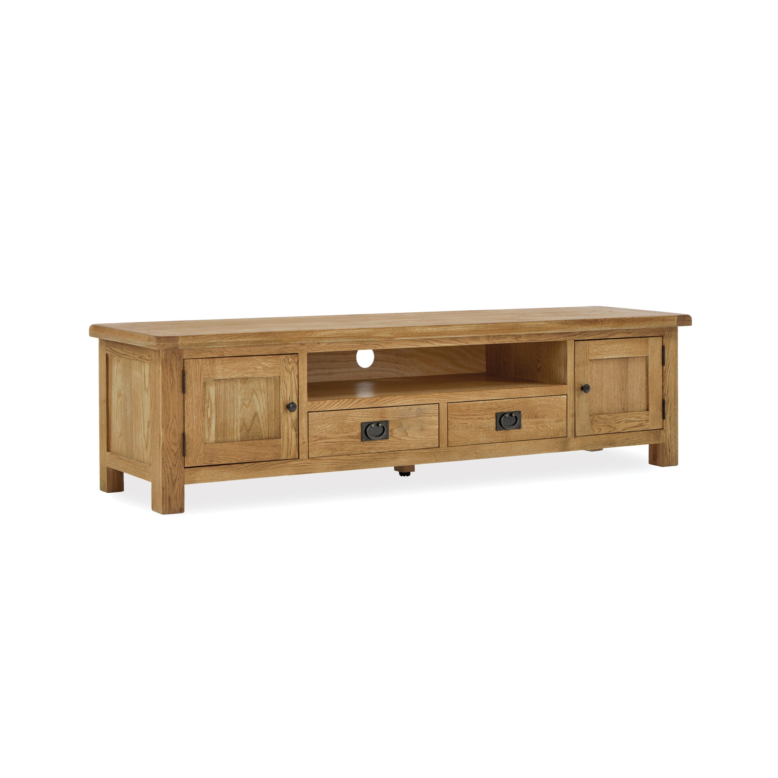 Salisbury Extra Large Low Line Oak TV Unit