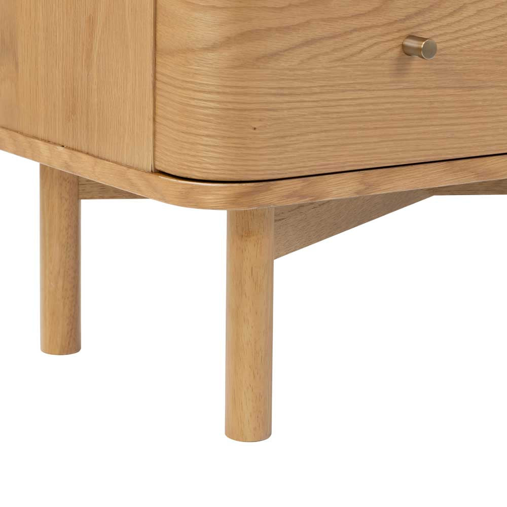 Close up of Wooden furniture legs on a white background