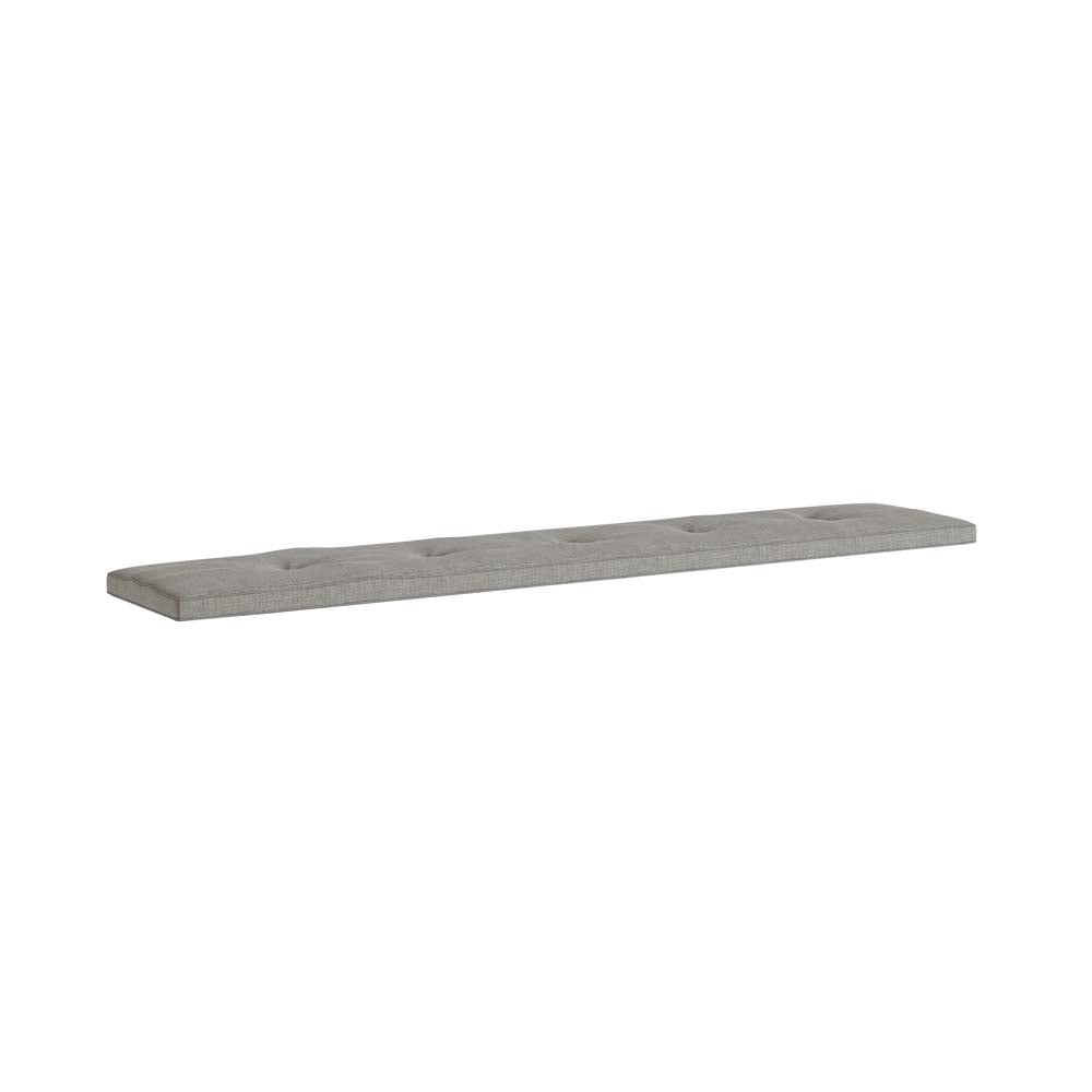 Dining bench cushion in grey