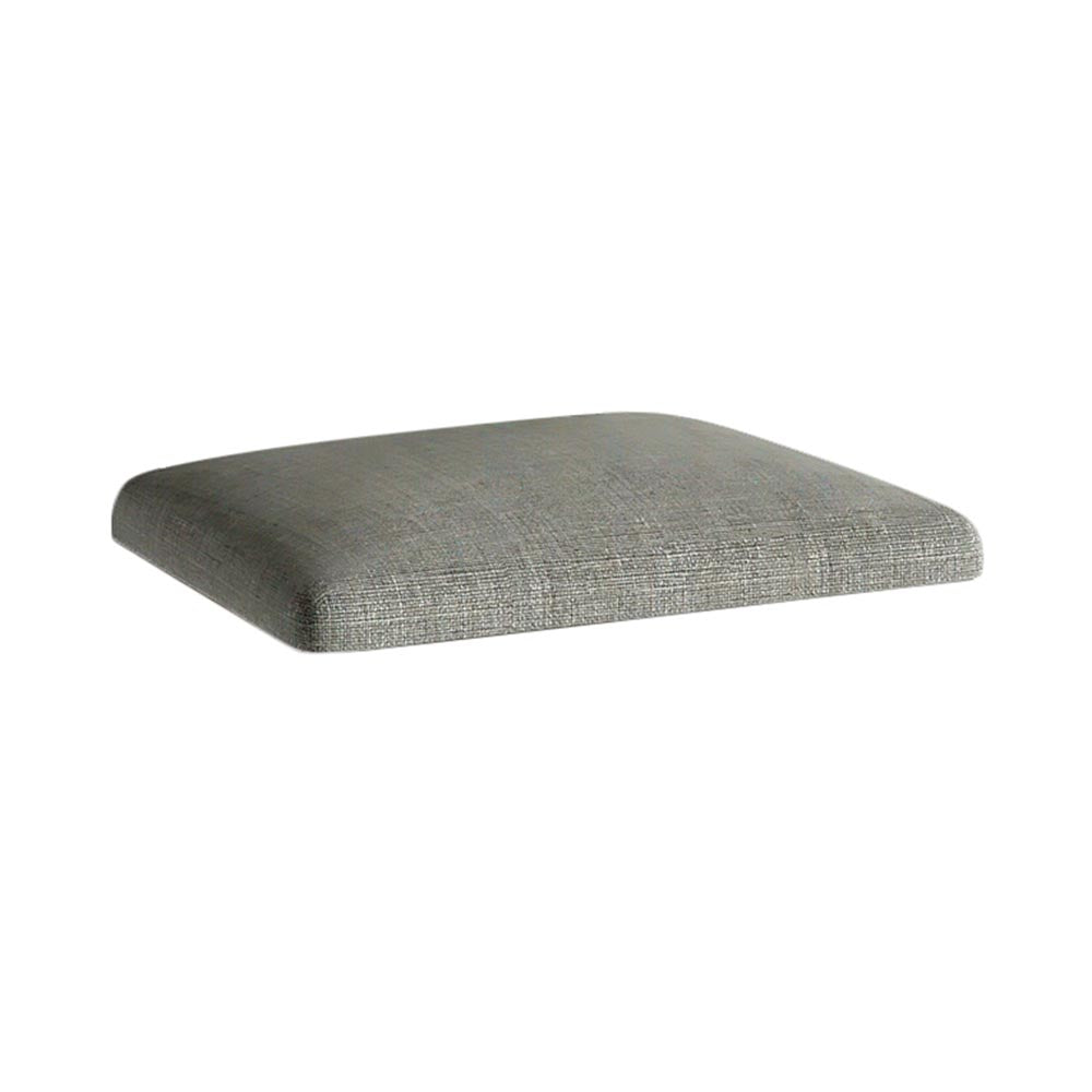 Gray textured cushion on a white background