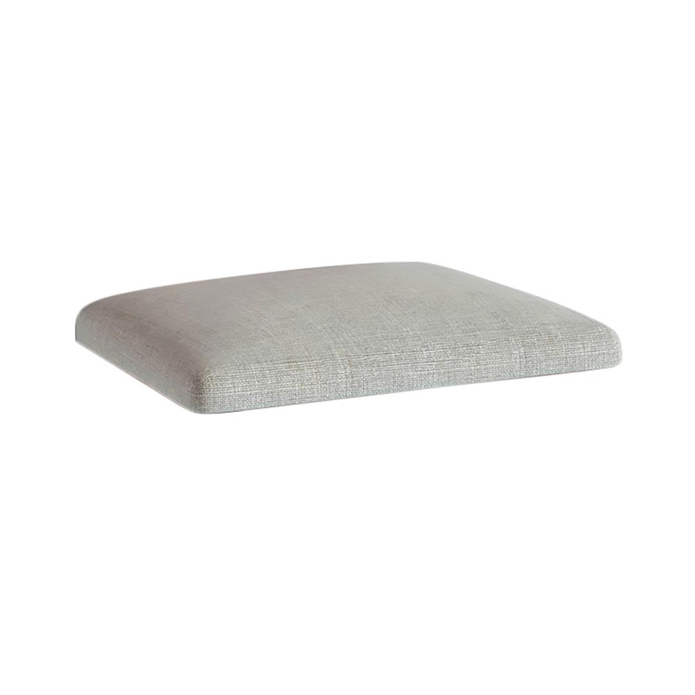 Gray textured cushion on a white background