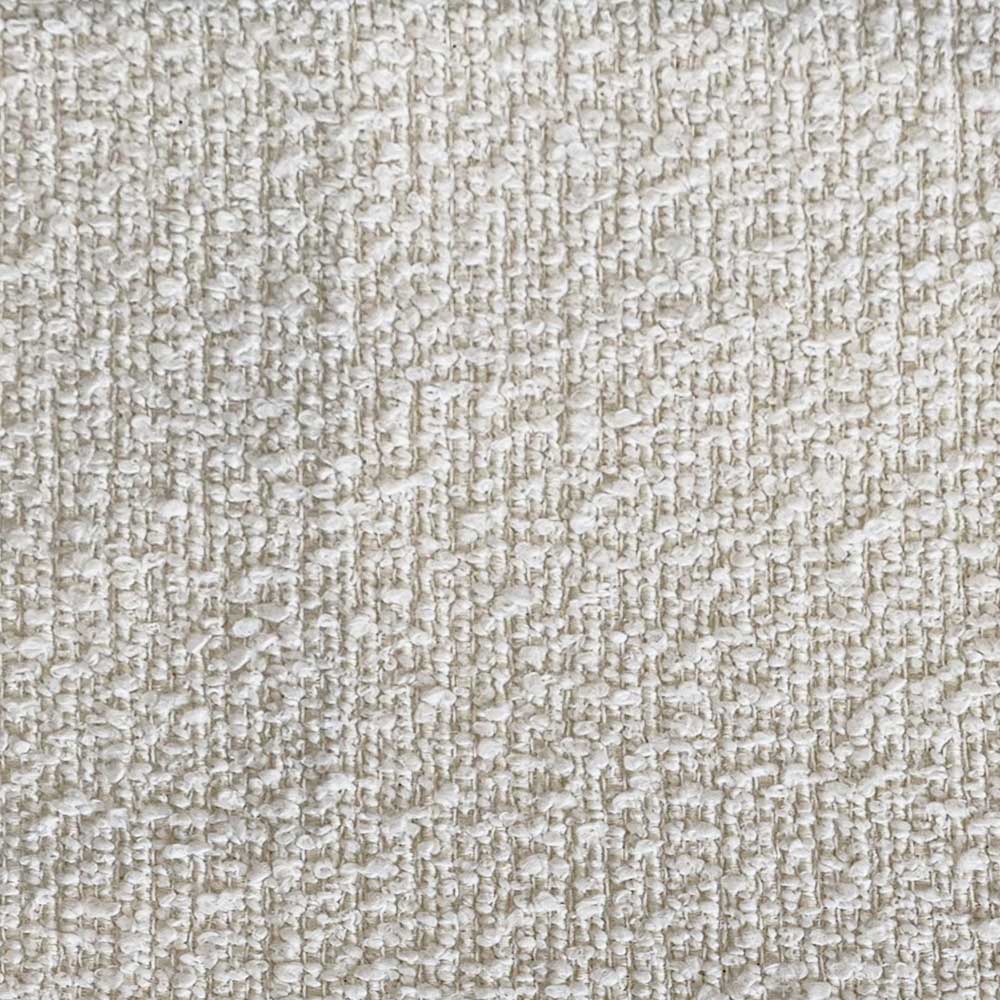 Textured white bouclé fabric pattern