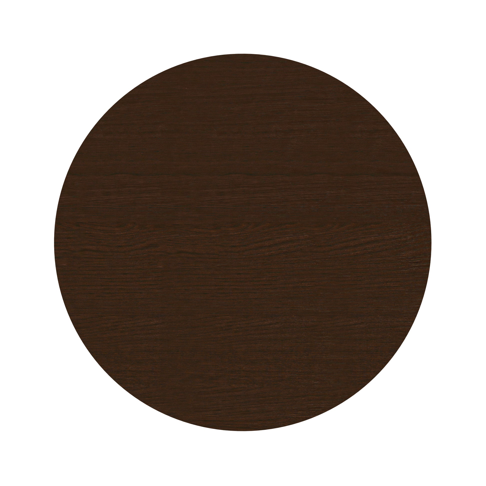 Solid brown oak color swatch on a white background