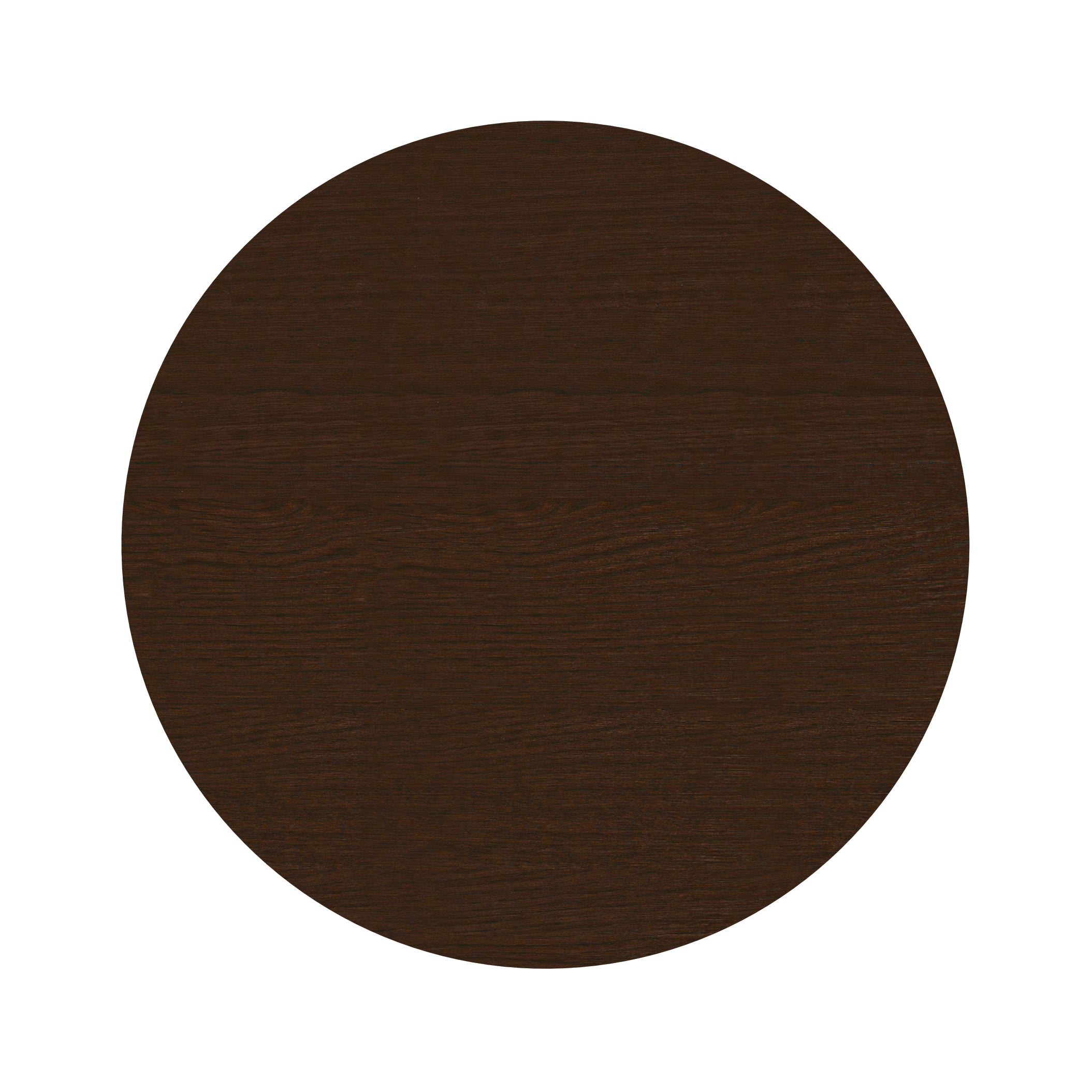 Solid brown oak color swatch on a white background