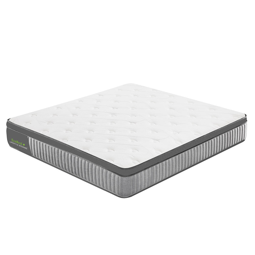 Mattress with brand logo on a white background
