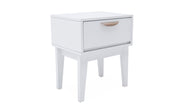 Luna Bedside Table White