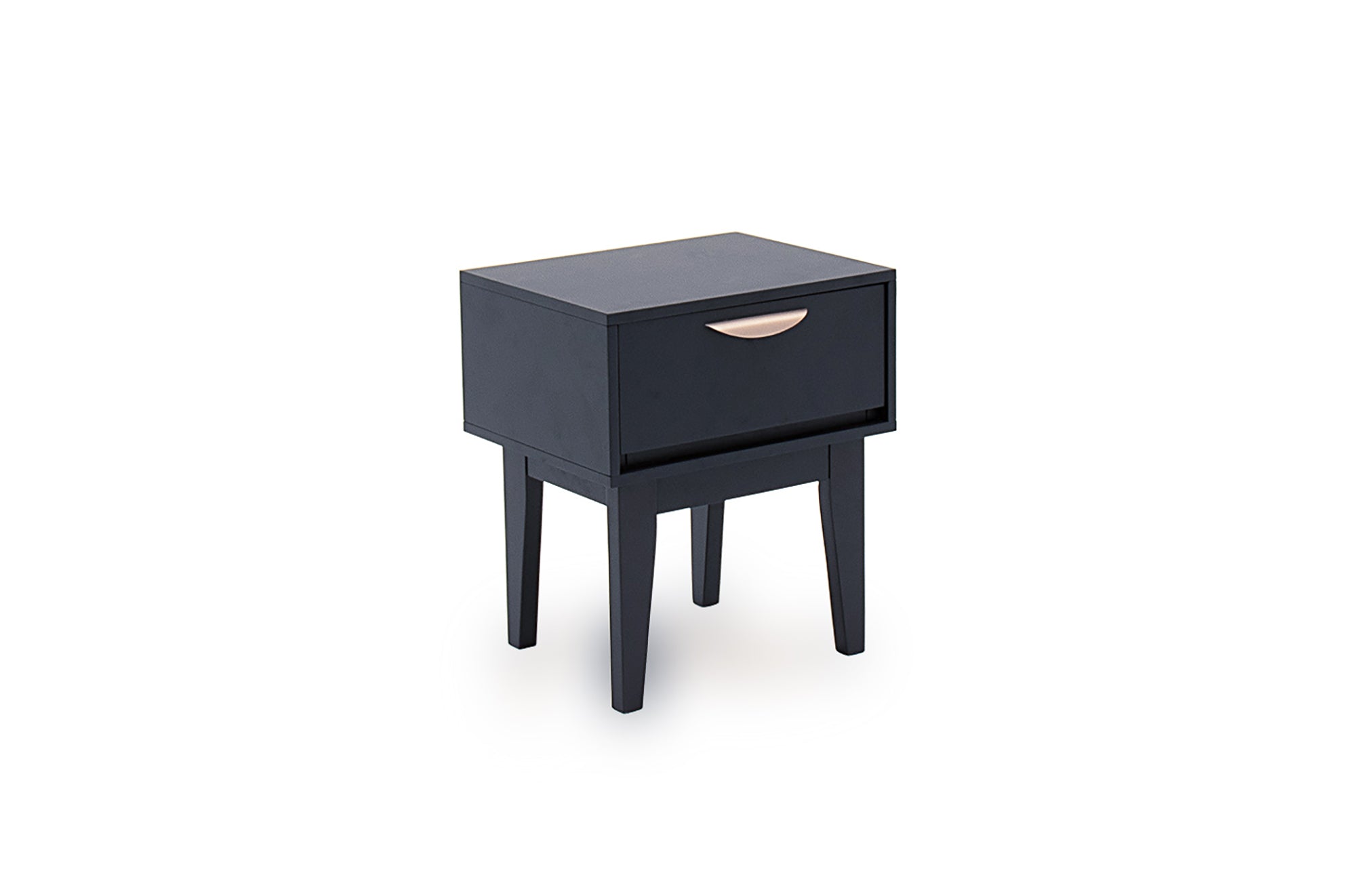 Luna Bedside Table - 1 Drawer - Blue