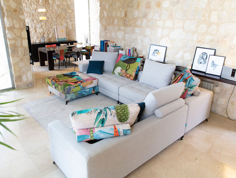 Large Modular Corner Sofa - Fama Cork