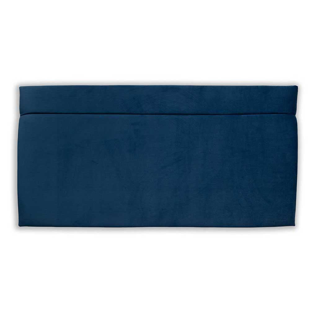 denim velvet headboard on a white background