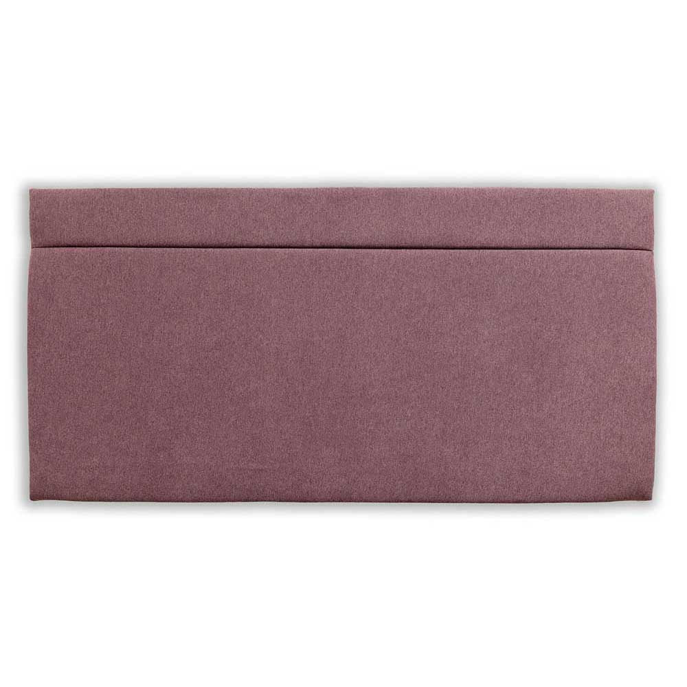 Lilac wool headboard on a white background 