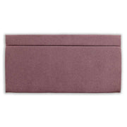 Lilac wool headboard on a white background 