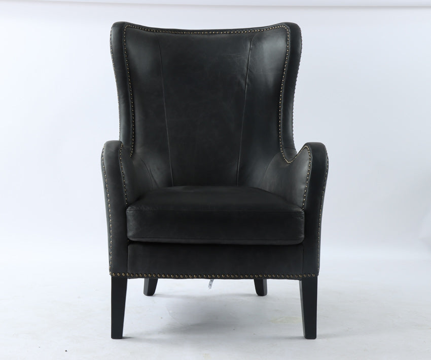 Aran leather and Fabric Armchair