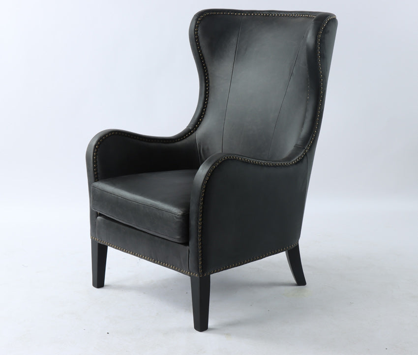 Aran leather and Fabric Armchair