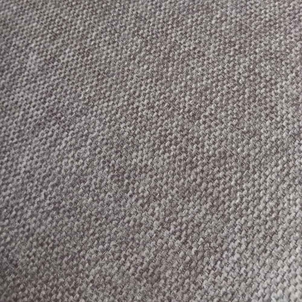Close-up of gray fabric swatch