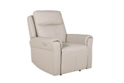 Beige recliner chair on a white background