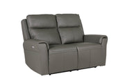 Russo 2 Seater Electric Recliner - Ash Leather