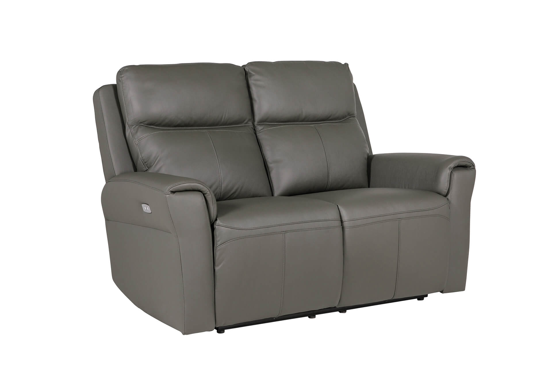 Russo 2 Seater Electric Recliner - Ash Leather