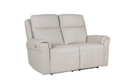 Russo 2 Seater Electric Recliner- Stone Leather