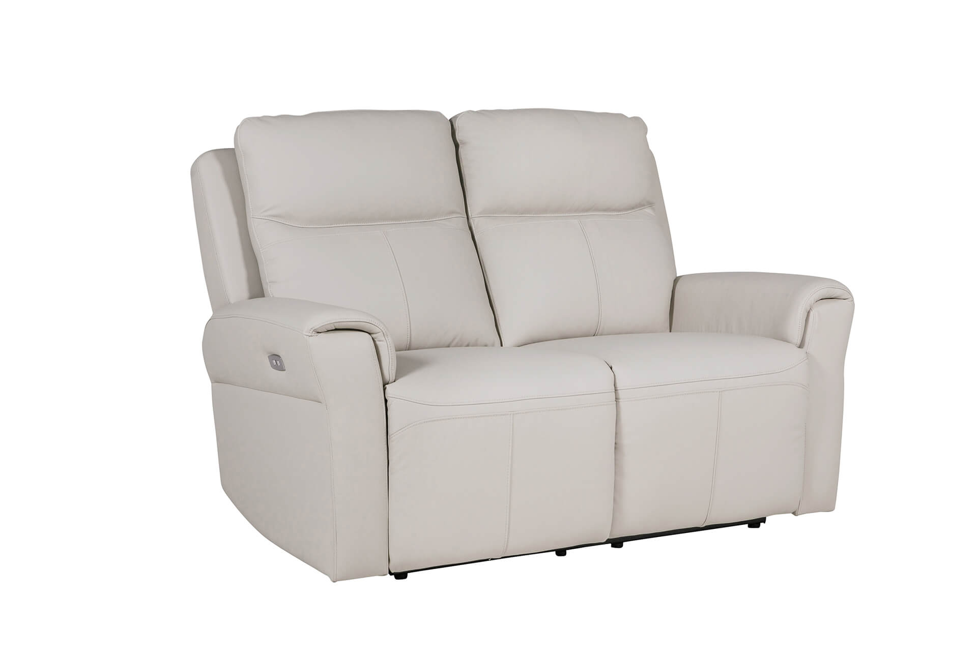 Russo 2 Seater Electric Recliner- Stone Leather