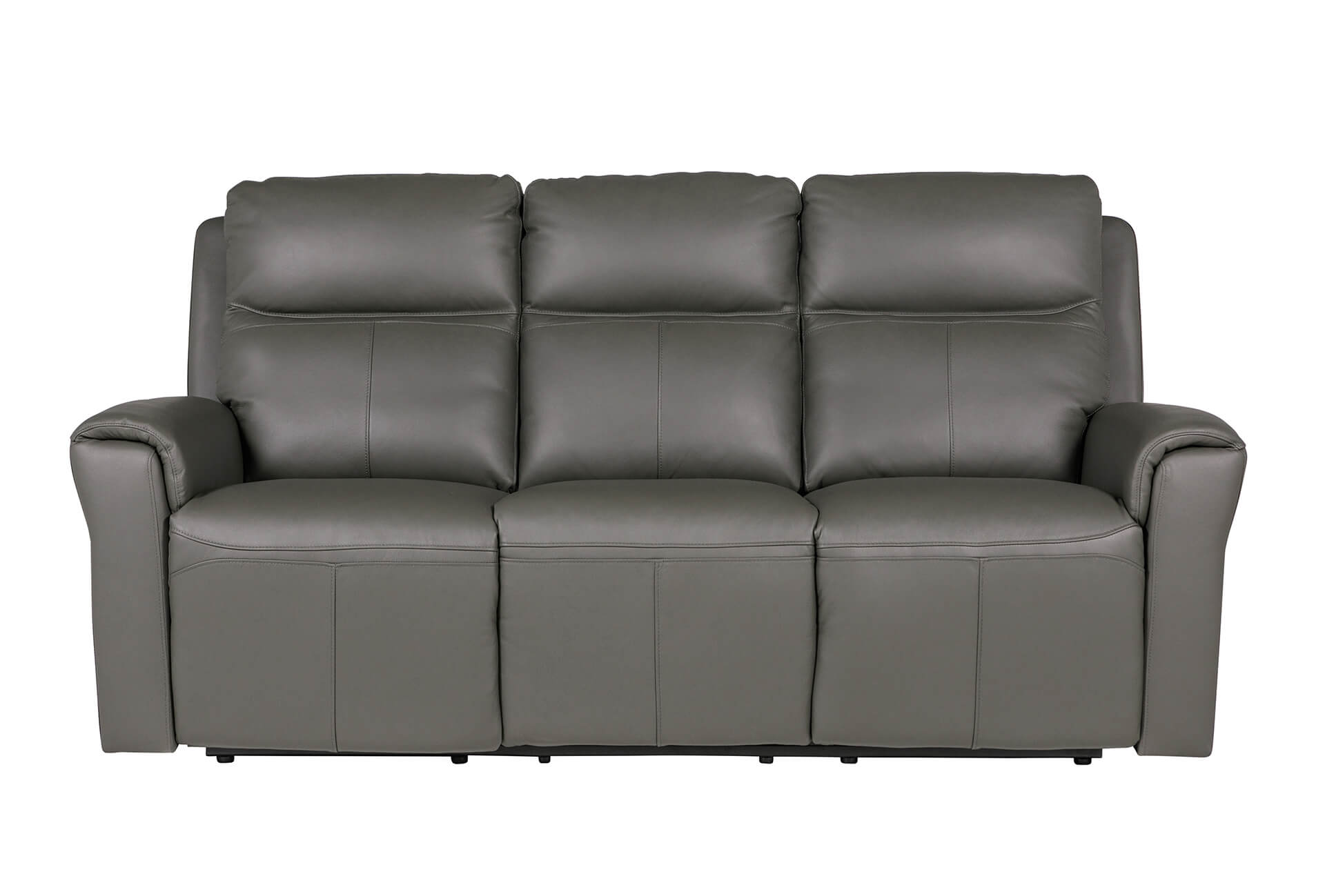 Russo 3 Seater Electric Recliner - Ash Leather