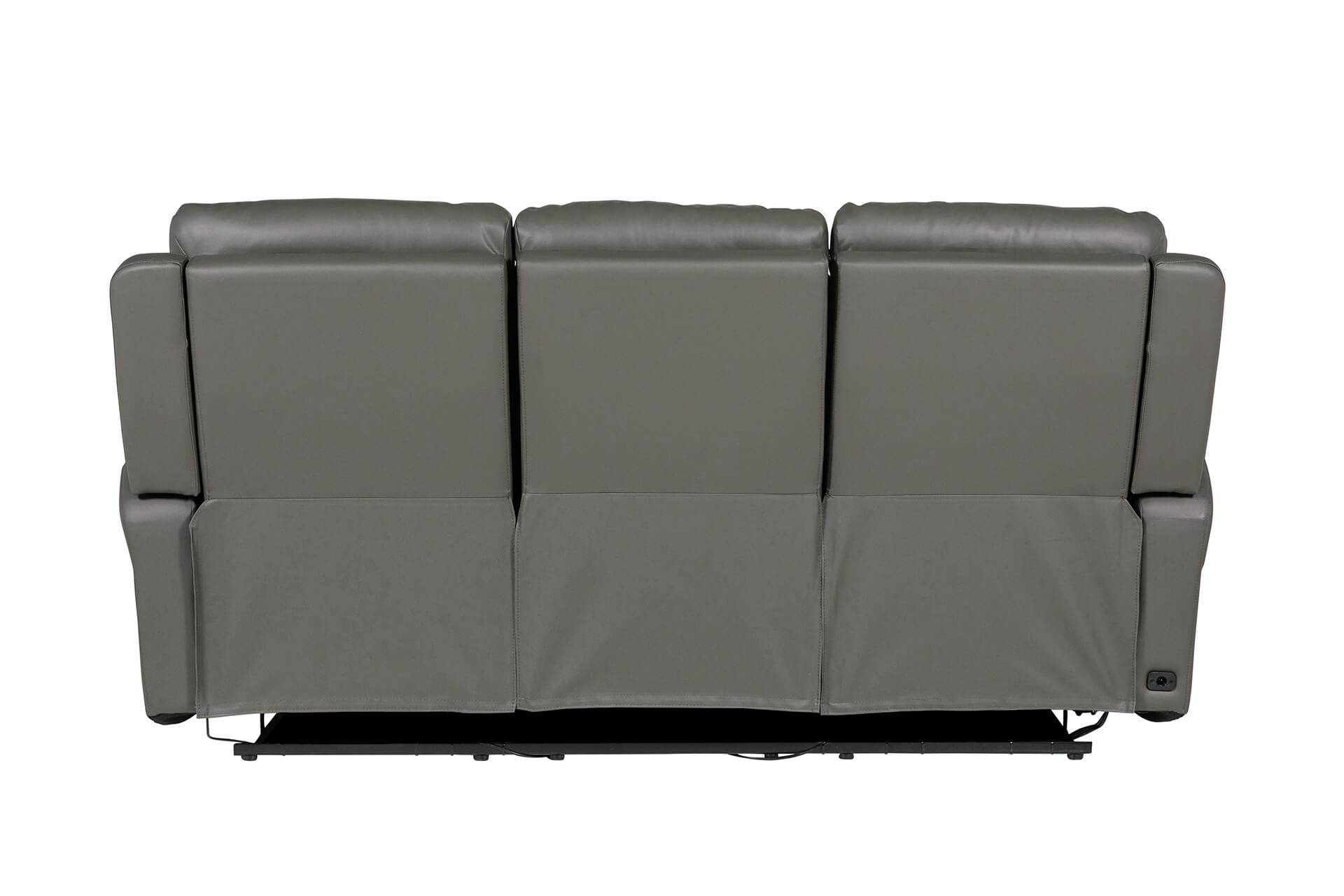 Russo 3 Seater Electric Recliner - Ash Leather