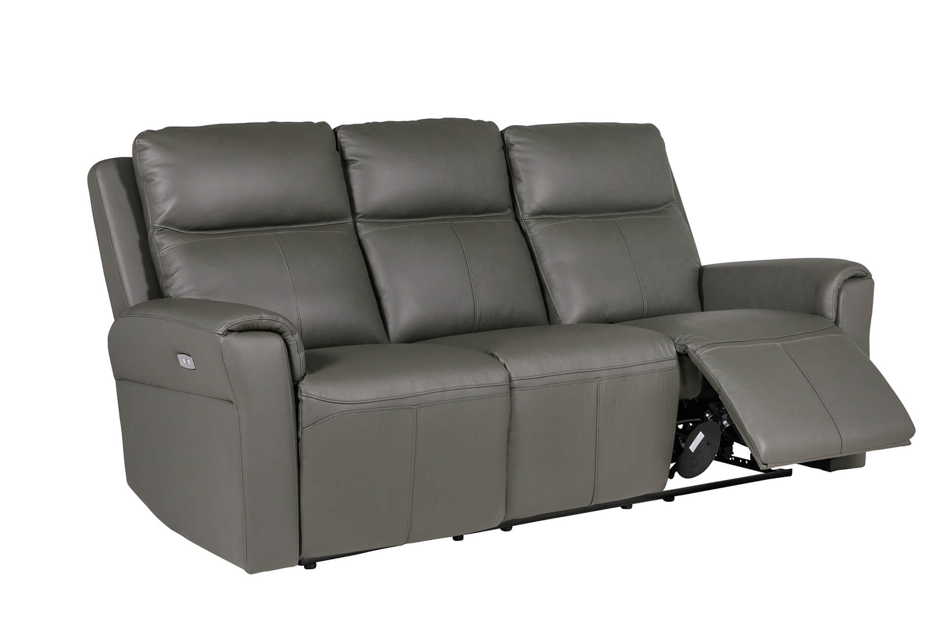 Russo 3 Seater Electric Recliner - Ash Leather