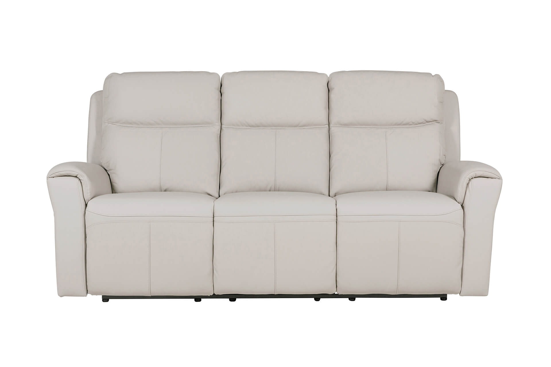 Russo 3 Seater Electric Recliner- Stone Leather