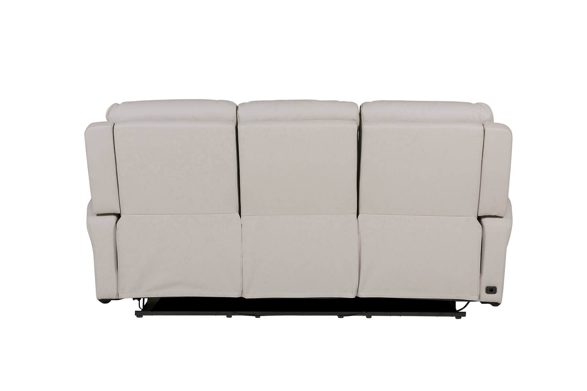 Russo 3 Seater Electric Recliner- Stone Leather