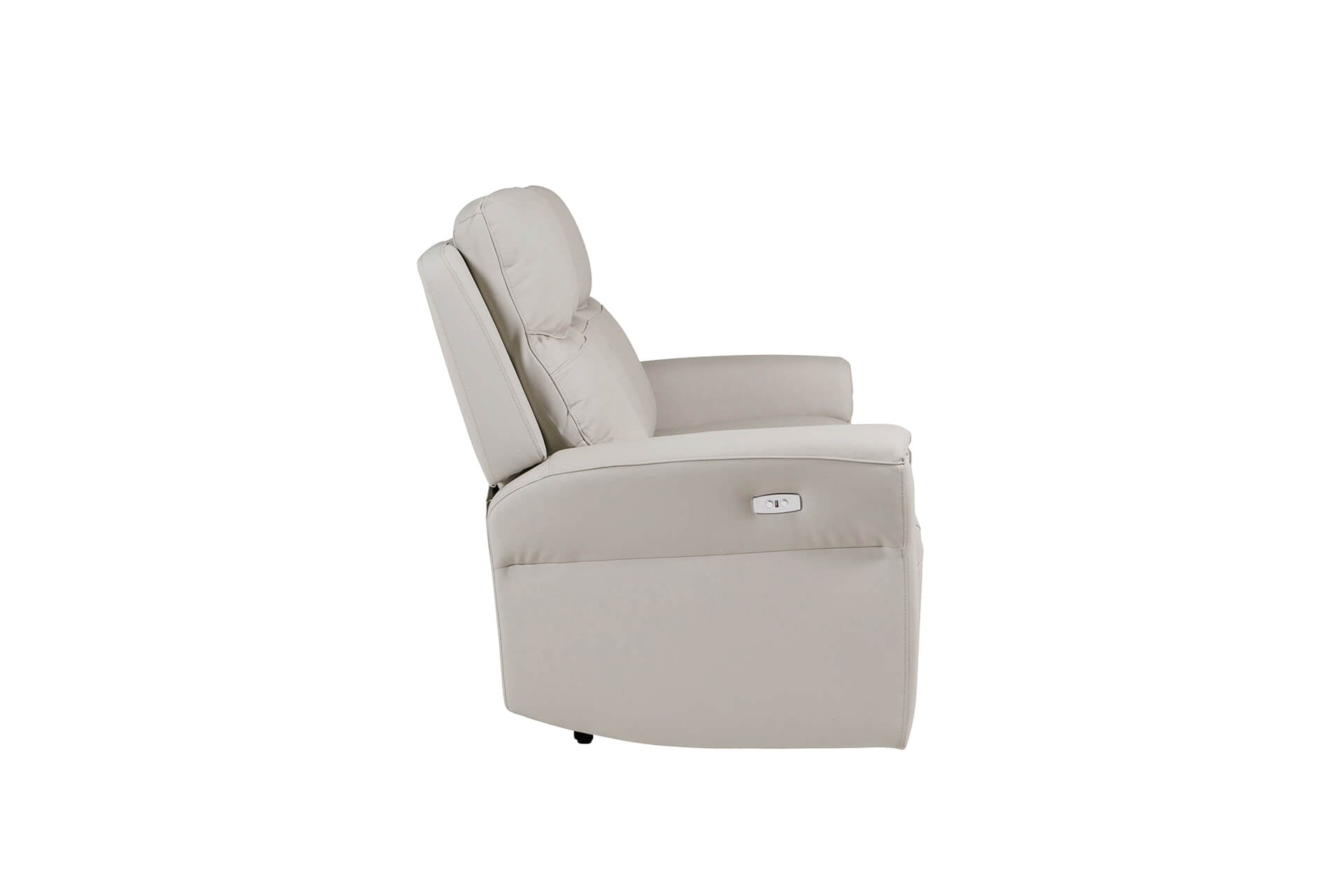 Russo 3 Seater Electric Recliner- Stone Leather