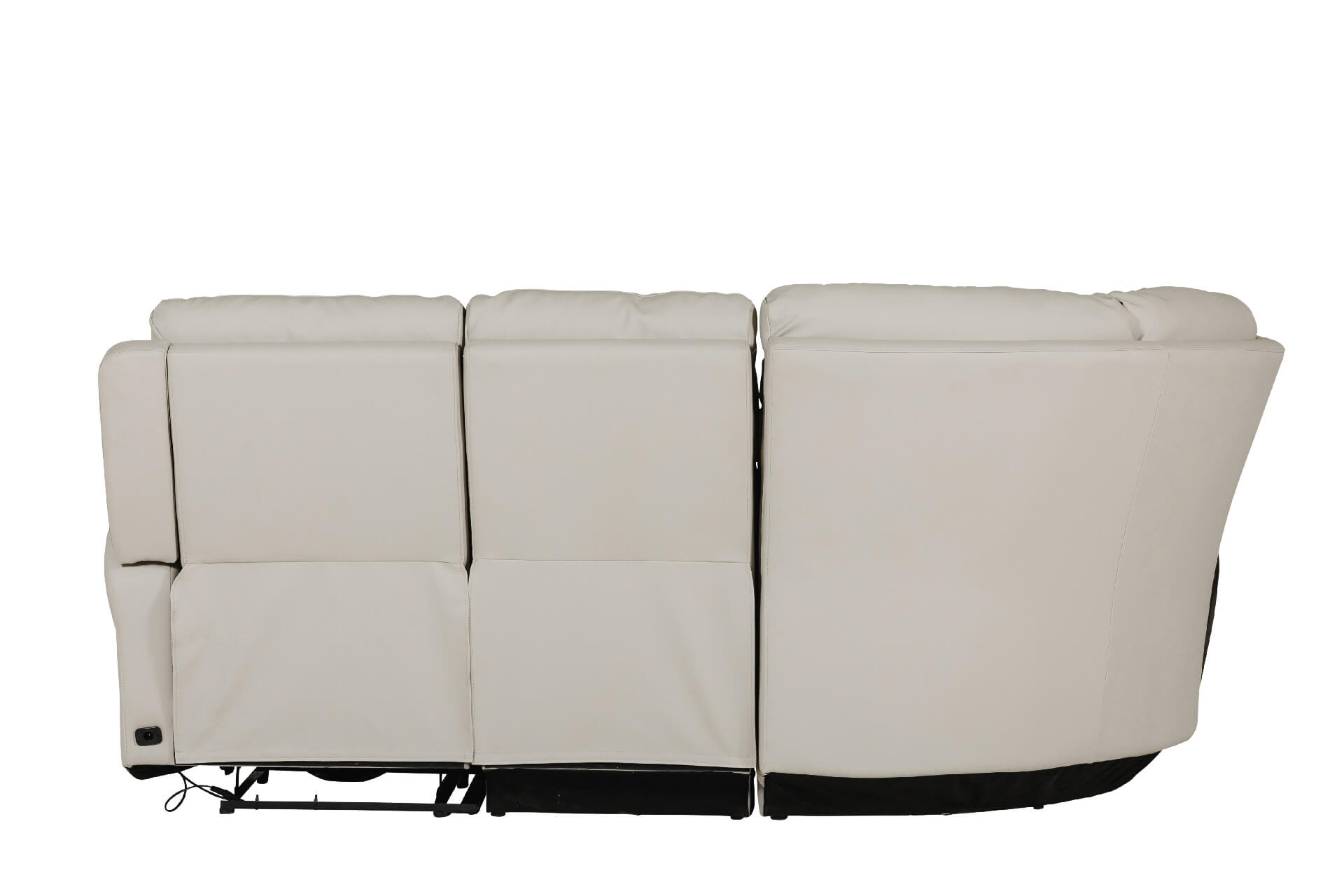 Russo Corner Group Electric Recliner (4pcs) - Stone Leather