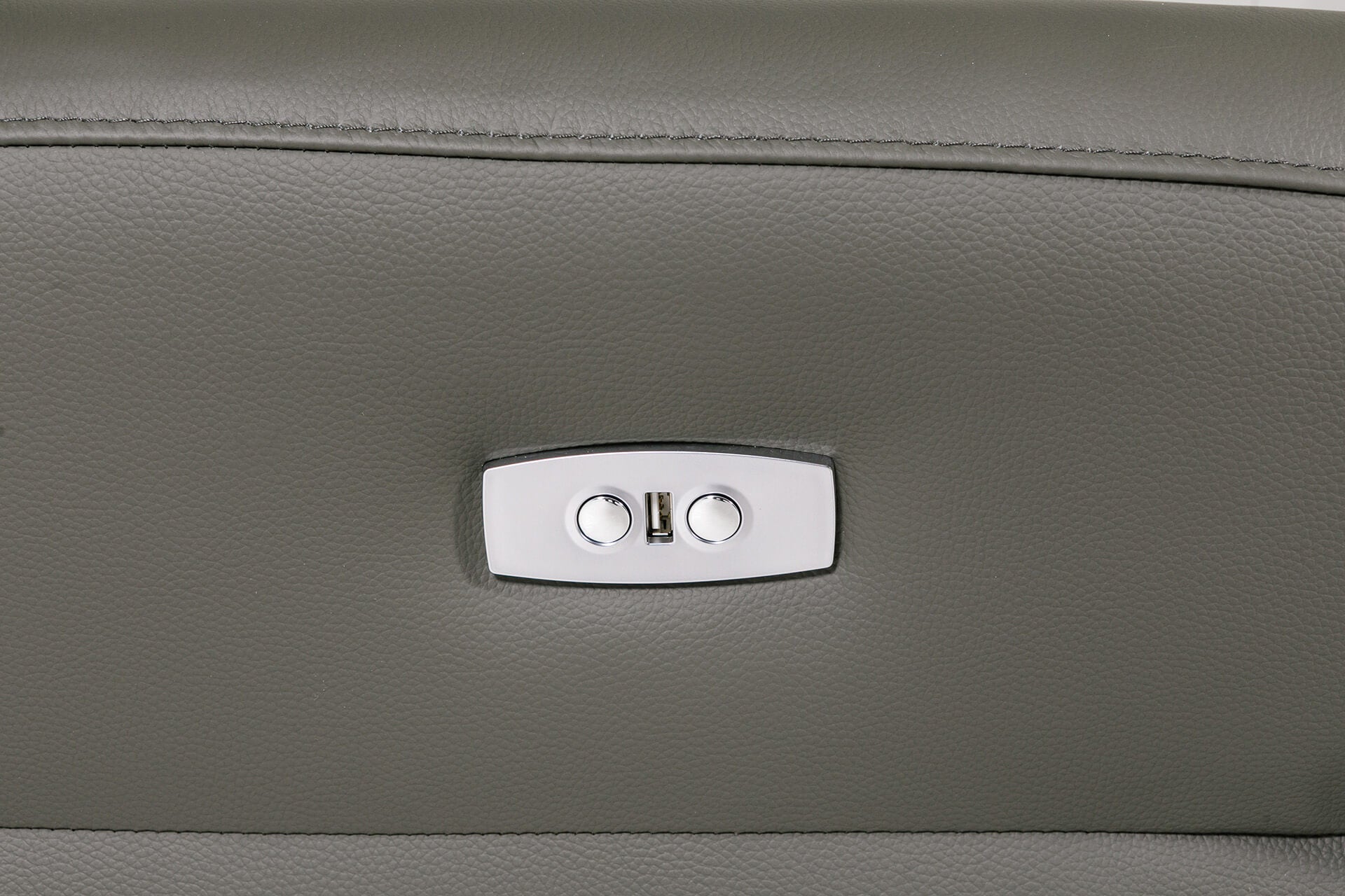 Russo 2 Seater Electric Recliner - Ash Leather