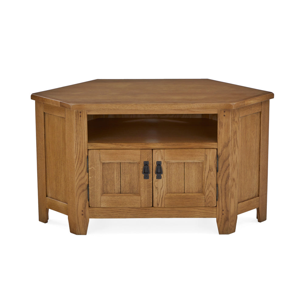 Burford Corner TV Unit front upper view